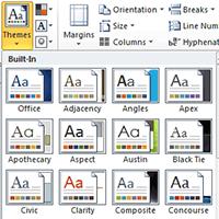 Word 2010 Styles and Themes Introduction Page 1 Styles and themes are powerful tools in Word that can help you easily