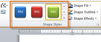 Shape Styles Why Should You Use Theme Elements?