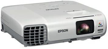 EPSON MID-RANGE PROJETORS Epson EB-955WH Powerful and easy to use, this range of projectors offers low cost of ownership, and ease of maintenance.