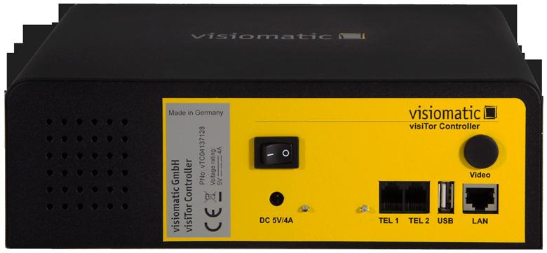visitor Controller Configuration and Options visitor Controller easy to install. The visitor-solution consists of a compact (9.72 x 6.69 x 3.