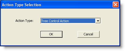 Cisco Supervisor Desktop User Guide 8. Select Tree Control Action and then click OK (Figure 15). Figure 15. Action Type Selection dialog box The Tree Control Action dialog box appears (Figure 16).