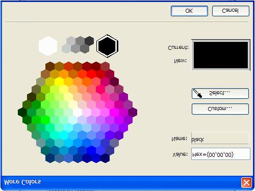 You can click-on the triangle, hold down the left mouse button, and drag the triangle up and down. As you do, you will see changes in the color. Try this. For now choose a favorite dark color.