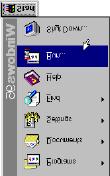 1. From the Windows 95 desktop, click Start