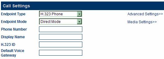 A. H.323 Phone Number H.323 phone number: fill the login number (E164) here. B. Display Name Display name is the name to be displayed on the called VoIP party. C. H.323 ID If the system requires an H.