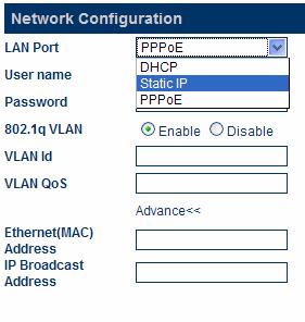 1) DHCP Choose DHCP if a local DHCP host is available.
