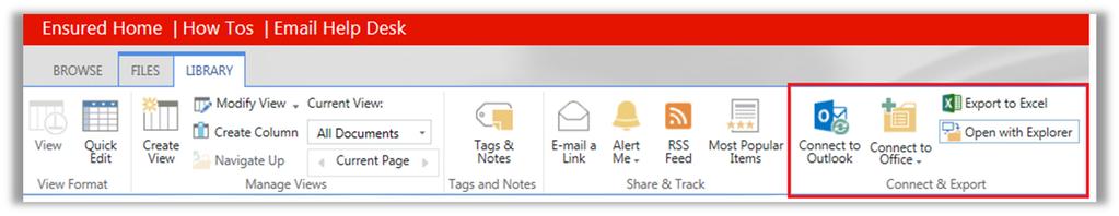Using the Ribbon: Select the documents you want to download as noted in the Drag and Drop section above, (Fig. 26 above).