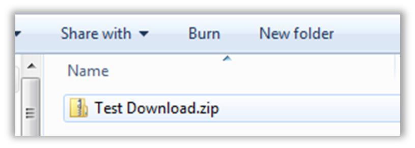 Fig. 40 Bulk Download with Files Selected If you have specific files selected ( ), clicking Download from the Bulk Download icon (Fig. 41) and will download the selected files quickly to a.zip file.