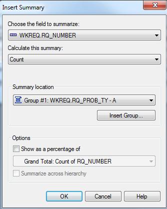 Note: Like when Sorting, Grouping can be nested; a Group within a Group. If multiple groups had been used then they could be switched around by clicking and dragging on the sections.