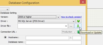 If you wish to use other driver you can then simply select the appropriate driver in the Driver field,
