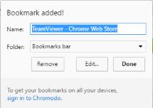 Chromodo drag and drop a link in the web-page to the bookmarks bar that you are currently viewing to create a bookmark of the link.