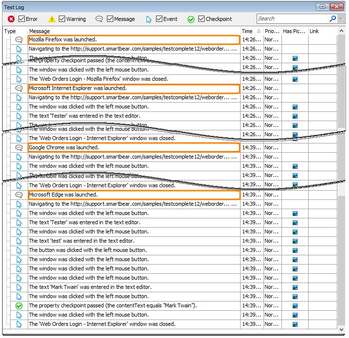 Testing Web Applications 57 For more information on cross-browser testing with TestComplete, see