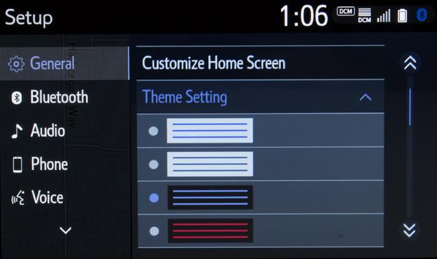 Entune Audio/Entune Audio Plus Entune  Select "General", then select "Customize Home Screen".