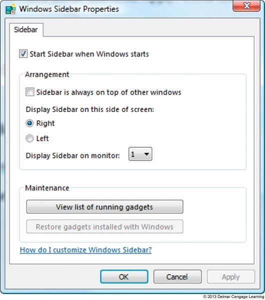 Improving Windows Performance Step 10: Disable the Vista Sidebar Might see slight