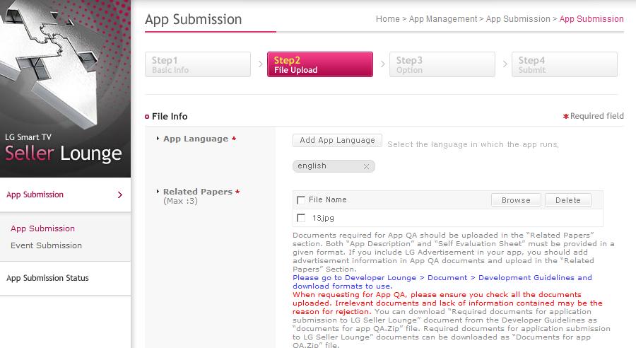 3. Required Documents for App Submission (Cont.