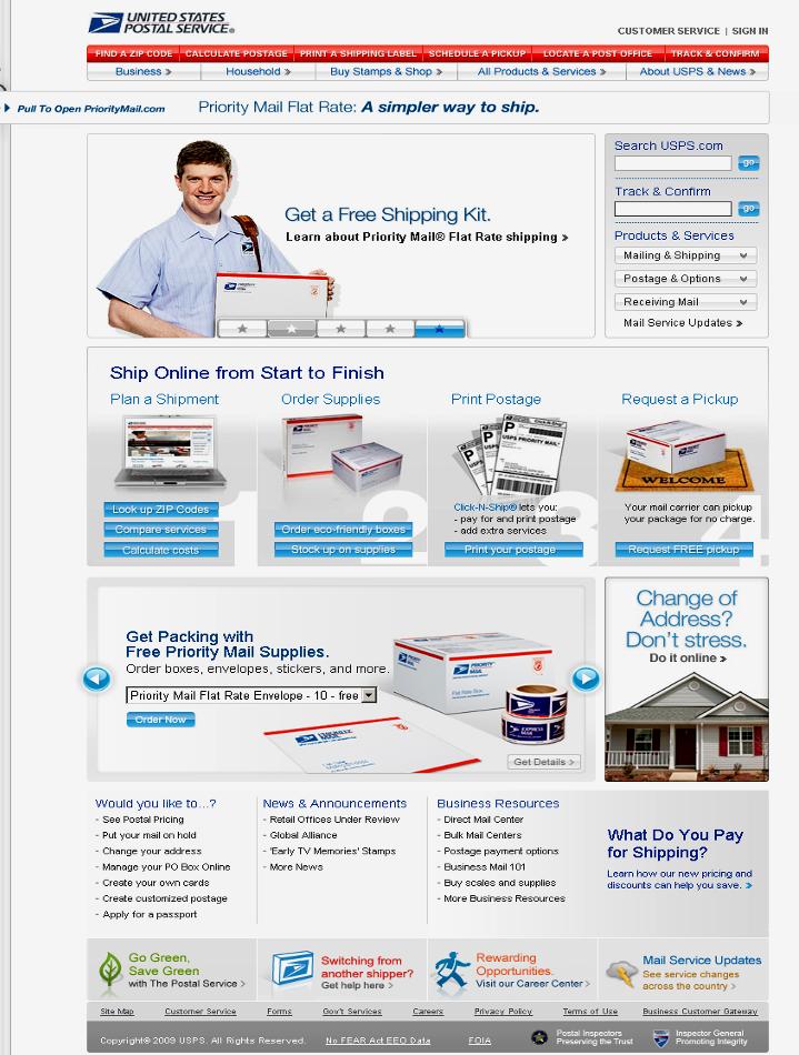 Basics Customers access the Business Customer Gateway from USPS.