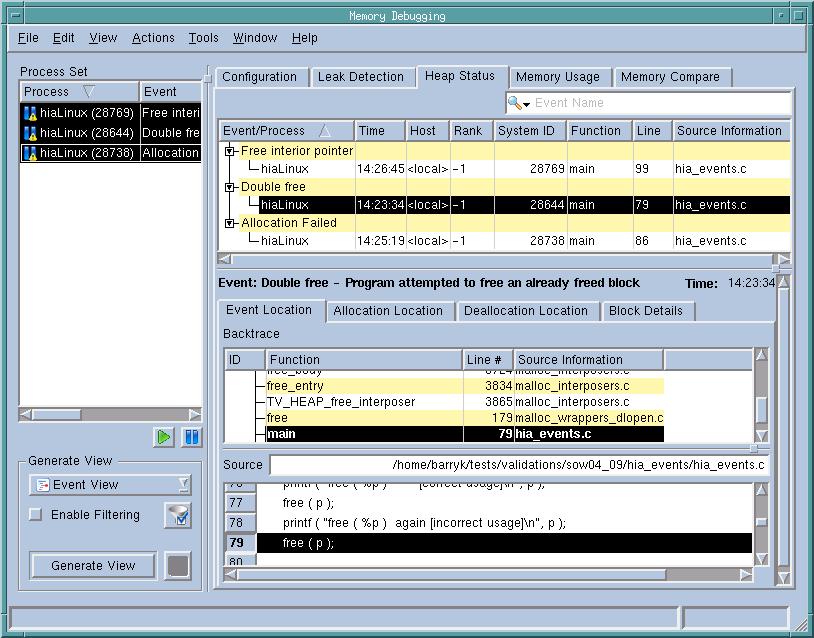 Within the Memory Debugger s File > Import Data dialog box, you can select multiple memory debugging (.mdbg) files. Version 8.2 Features This section looks at changes that have occurred within TVD.