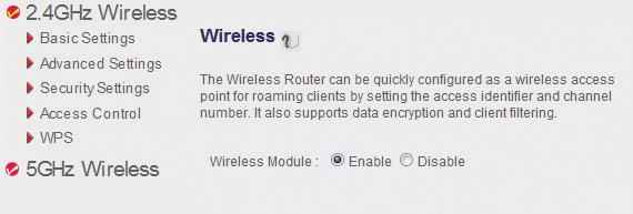 2.7 Wireless LAN Configuration If your computer, PDA, game console or other network device is equipped with a wireless network interface, you can use the wireless function of this router to connect