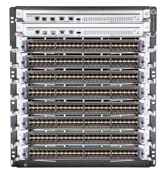 density across 46 Tb/s switch fabric Enhanced modularity with control and data plane separation SDN-enabled with OpenFlow1.