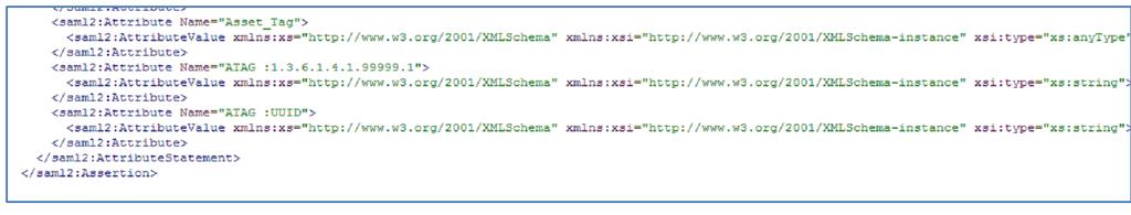 5.1 Creating an XML for Certificate Provisioning Asset tags can be defined for future provisioning using an XML file provided to the provisioning agent script.