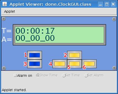 Exercises and Labs Using the emulator Start the AlarmClock (through Eclipse) as an applet.