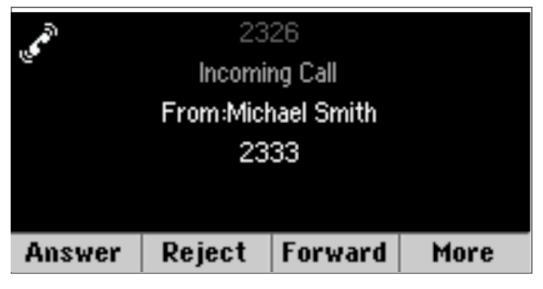 How to answer / refuse a call? All incoming calls are displayed in an «Incoming Call» window.