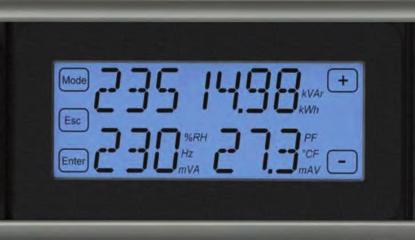 OEC kwh/ampere meters OEC 3 phase kwh-meters with touch screen The 3-phase kwh-meters offers accurate power information with Class 1 accuracy and a total overview of kwh, A, V, Hz, and VArh.