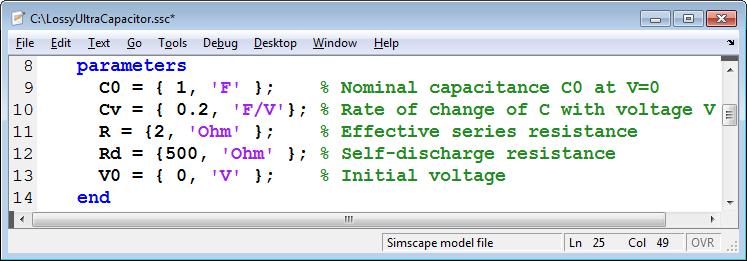 Simscape Language: Define User