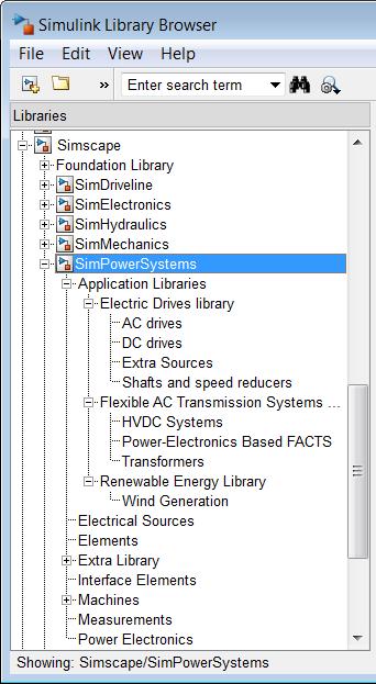 SimPowerSystems Key Features Comprehensive block libraries for building power system models Detailed models of common AC and DC electric drives Different simulation modes to speed model