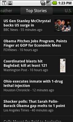 News & Weather 284 S Touch a headline to read the full story. Touch a headline to read the full story. Swipe left or right to change news categories.