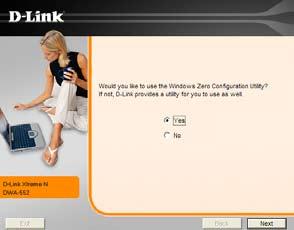 Click Finish The D-Link Configuration Wizard will now appear.