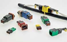 DEUTSCH 69 Series Inline Connectors High-Reliability, Lightweight, Compact Connectors BACC QUALIFIED Qualified BACC65CP and BACC65CR RUGGED Low smoke, toxicity and flammability Excellent temperature,