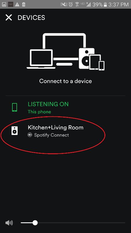 Once you have opened the Spotify App, make sure you are logged into your Spotify