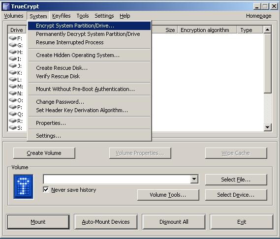 a backup of all your data before you begin this process. 2. Download TrueCrypt To download TrueCrypt, visit http://www.truecrypt.org/downloads in your browser and download the Windows version.