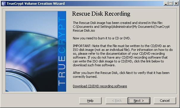 If you don't have a CD-R you can go back to the beginning of this