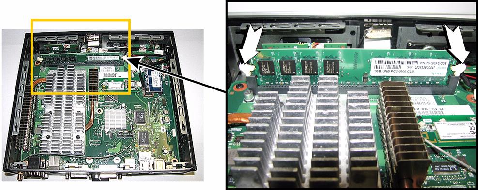 6 Chapter 2 Step 3: Install the R90L RAM Module Warning RAM modules may be susceptible to damage by Electro-Static Discharge (ESD). All industry-standard cautions should be followed to avoid ESD.