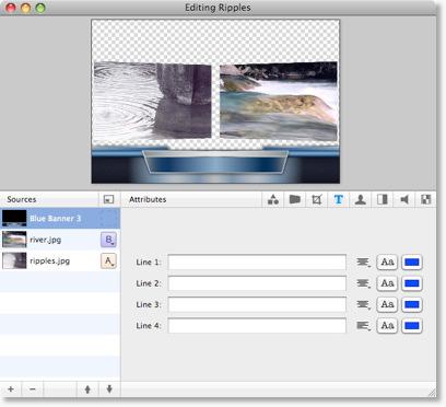 38 Tutorials Tutorial 2: Editing Shots Select the title template called Blue Banner 3