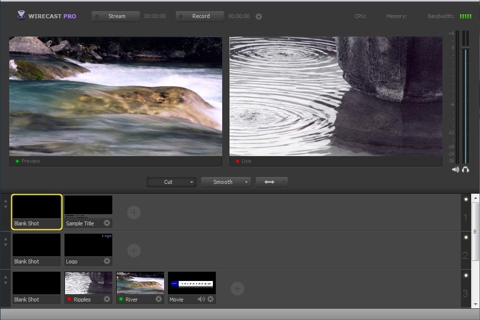 40 Tutorials Tutorial 2: Editing Shots Click the Go button again to make the Ripples Shot live.