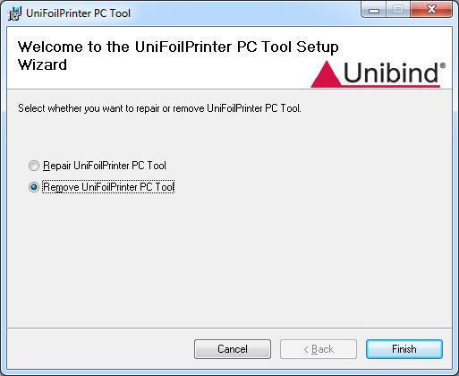 53 5.8.3 Uninstallation Using Installation Setup Start setup.exe using the installation source media that was used to install the software.
