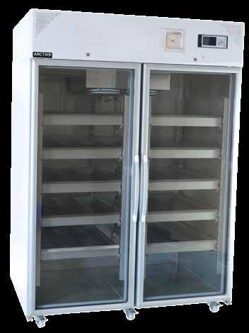 BLOOD BANK REFRIGERATORS DOUBLE SECURITY +4 C Dual refrigeration with two separate and independent cooling systems in combination with the advanced Arctiko controller provide extreme security where
