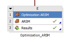 optislang inside ANSYS Optimization with Real Solver Calls After Sensitivity and Optimization on MOP, the user can continue with gradient-based, NOAbased or ARSM optimization.