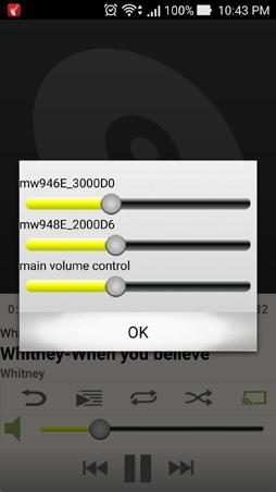3. Choose the desired music, click on the control button on the right