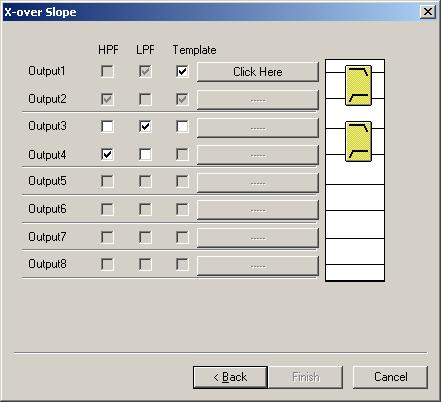 Note When using the template (see p. 20), tick "Template" box and press the [Click Here] button on its right. A dialog box for selecting the file is then displayed.