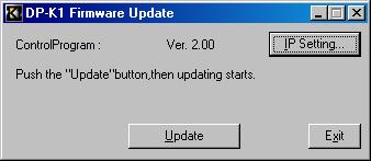 21.2. Updating Firmware To update the unit's firmware, download the DP-K1 software program from our website, and install it on a PC. (For installation method, refer to p. 6.