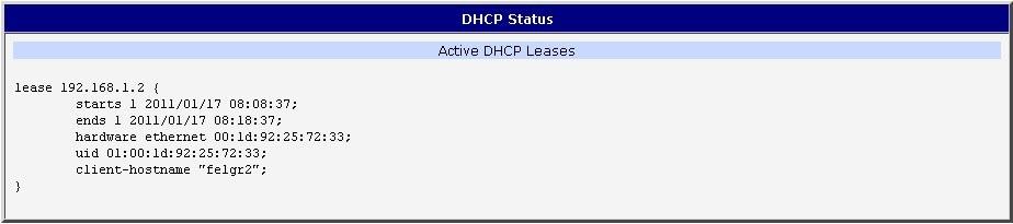 DHCP server assigns to each device's IP address, netmask, default gateway (IP address of router) and DNS server (IP address of router).