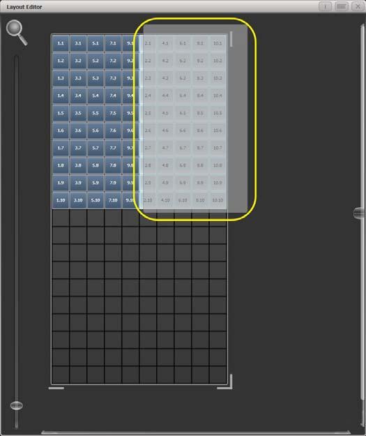 6. Shapes and Pixel Mapper effects - Page 125 2> Drag a marquee select across the even fixtures. 3> Drag the selected fixtures so they sit directly under the odd fixtures.