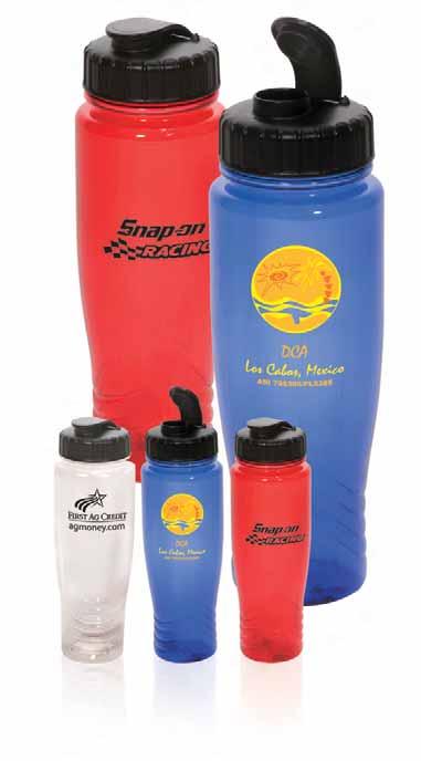 PolyClear Gripper PL-0563» An Eco-Responsible product Bioplastic» 30 oz. PolyClear bottle BPA free» Push/pull twist-off lid, textured finger grips» 4 to 28 oz.