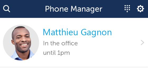 Mitel Phone Manager Mobile 4.