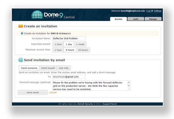 Fortunately, Dome9 integrates with AWS EC2 and VPC, supporting the above scenarios to: Enable on- demand access with time and location- based security controls so administrative ports aren t left