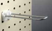 SAFETY LOOP STRAIGHT ENTRY HOOKS Medium - Fits ¼ Pegboard and Slatwall 4004