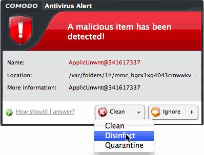 Report this to COMODO as a False Alert. If you are sure that the file is safe, select 'Report this to Comodo as a False Alert'. This will submit the file to Comodo for analysis.